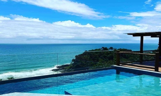 Itacare House | CASA GRAÇA: Scenic Sea View with Pool and Spa Amenities