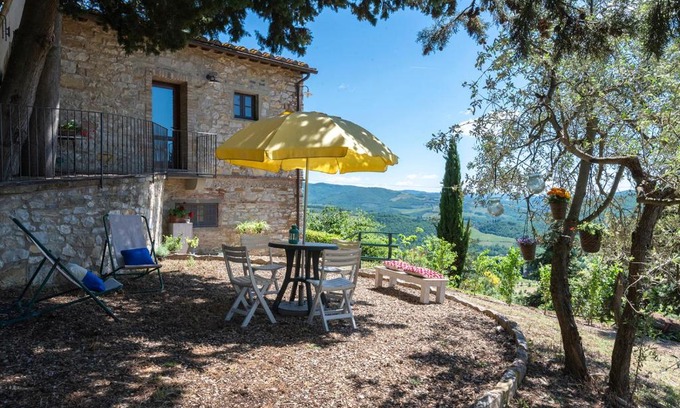 Castellina in Chianti House | Charming Casa il Cipresso: Poolside Retreat in Chianti