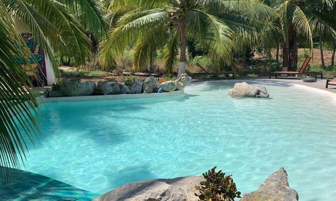 Saladita Resort | Welcome to Casa Las Palmas: Relax by the Pool & Spa