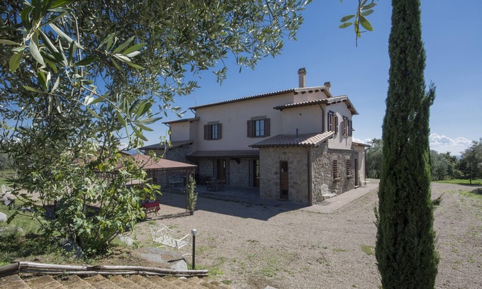 Montefiascone Apartment | Experience Casa Latina: Ocean Views & Cozy Fireplace Terrace