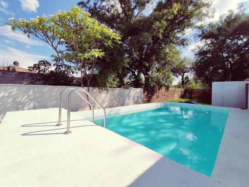 Ciudad Fernandez House | Casa Mango: Poolside Retreat Near Media Luna with Pets Welcome
