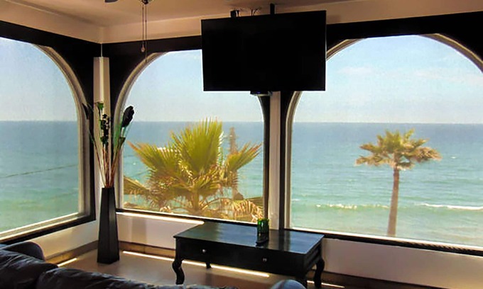 Playas de Rosarito Villa | Oceanfront Penthouse at Casa Mar Verde with Hot Tub & Pool