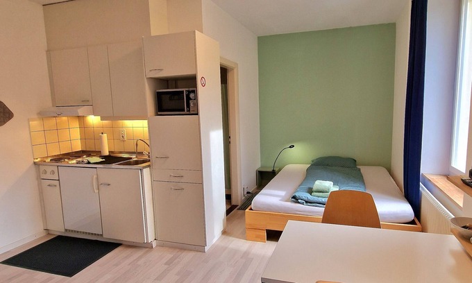 Solothurn Apartment | Casa Maria Apartments Studio with kitchen and private bathroom