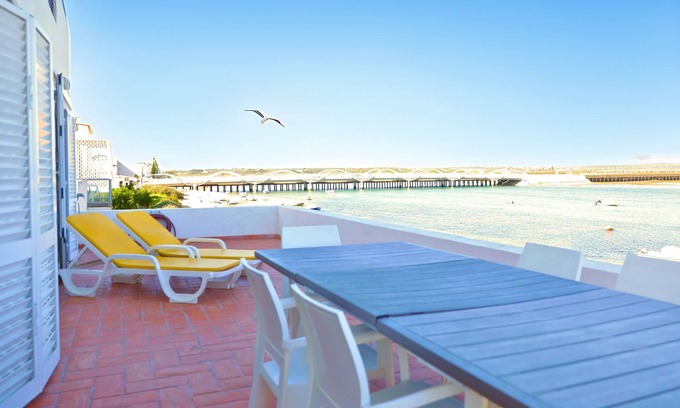 Faro Apartment | Experience Casa na Ria: Beachfront Retreat with Spa & Hot Tub