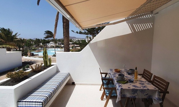 Costa Teguise Apartment | Discover Casa Ola: Refurbished Apartment with Ocean View