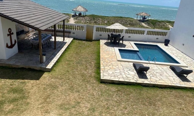Baia da Traicao House | Relax at CASA PÉ NA AREIA with Ocean Views & Pool Access