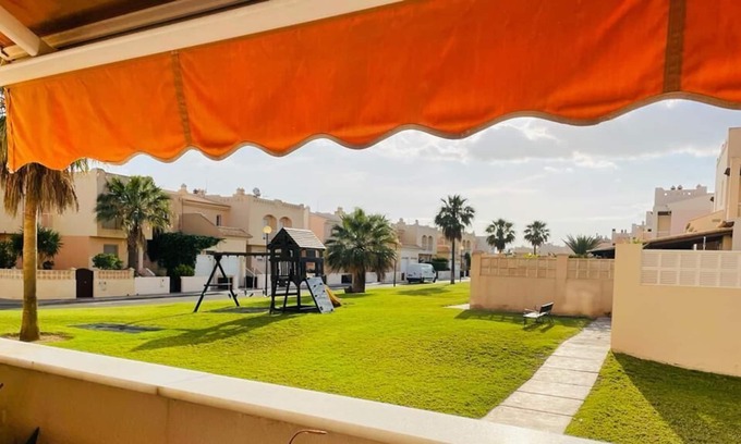 Almerimar Apartment | Pet-Friendly Retreat at Casa Paca Playa with Pool Access