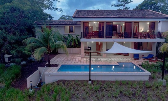 Rancho Santana House | Ocean View Retreat: Steps from Private Beach Access