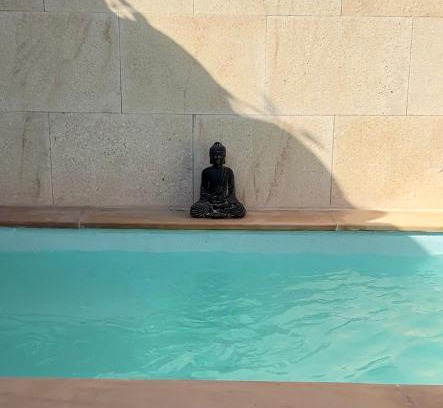 Maria de la Salut House | Pet-Friendly Casa Padrina Burballa with Pool & Family Amenities