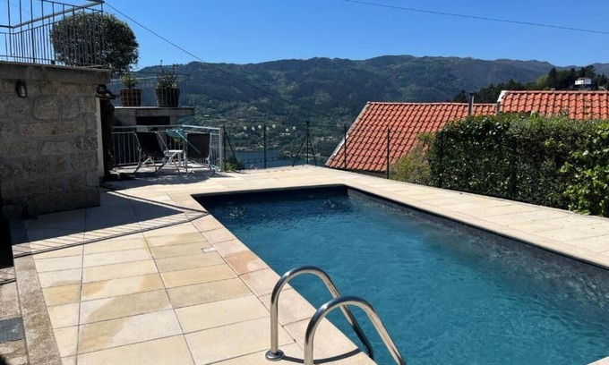 Cova Apartment | Discover Gerês Retreat: Pool, River View & Spa Awaits