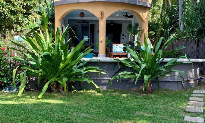 Troncones House | Casa Pelicanos is a private beachfront home with pool. Short walk to town.n
