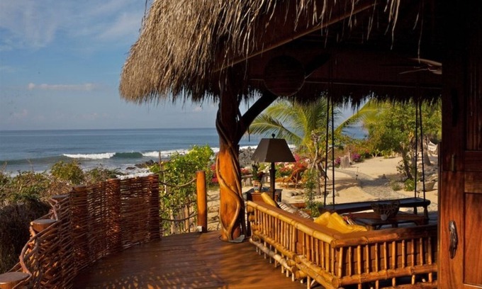 Troncones Villa | Seaside Elegance: Casa Porvenir with Oceanfront Spa & Views