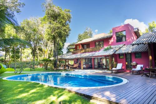 Arraial d'Ajuda House | Experience Casa Rosa Coqueiros: Oceanfront Bliss Awaits