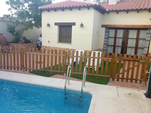 Las Casas House | Relax at Casa Rural El Realengo with Pool & Ocean Views