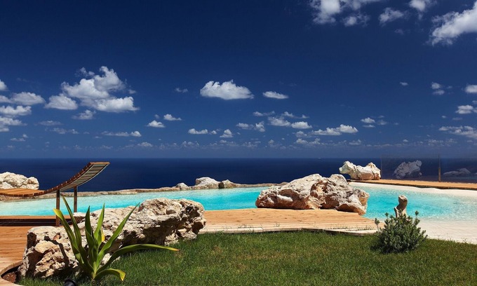 Scopello Villa | Casa Saleiman: Artful Retreat with Ocean Views & Pool