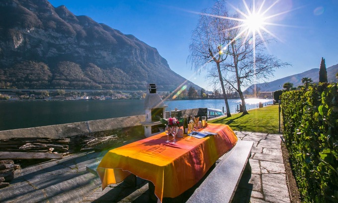 Riva San Vitale Apartment | Relaxing Retreat at Casa Sibylle with Pool & Sauna