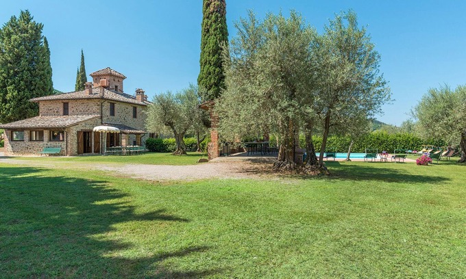 Paciano Villa | Discover Casa Torrione 14: Family-Friendly with Private Pool