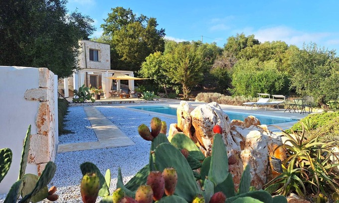 Cisternino Villa | Unwind at Casa Trullo Chiara Amid Olive Trees & Pool