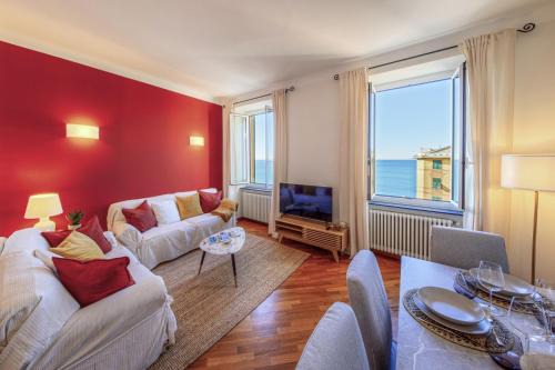Camogli Apartment | Casa Valentina: Breathtaking Sea Views & Pet-Friendly Stay