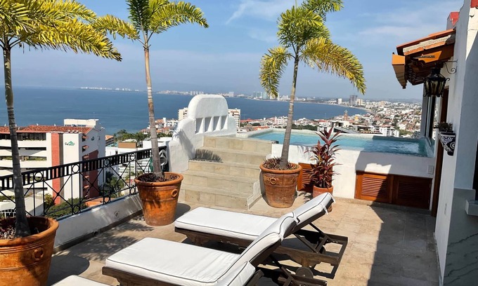 Amapas Condo | Elegant Casa Ventana: Penthouse with Private Pool & Spa