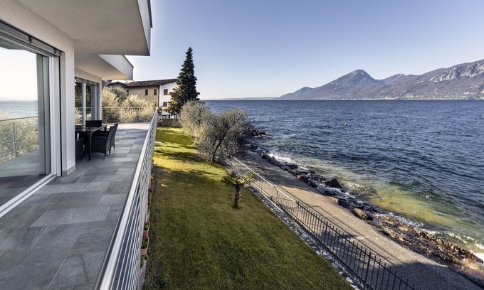 Brenzone sul Garda Villa | Tranquil CasaClima Gold Villa with Lake View & Pool