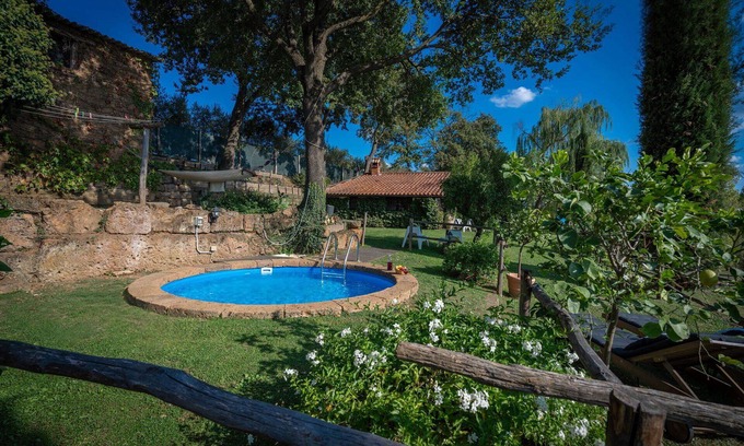 Nepi House | Relax at Casale Delle Papere: Private Pool Near Rome