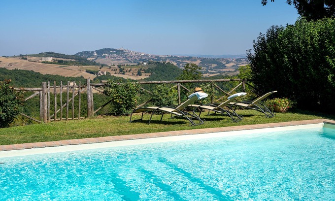Todi Villa | Relax at Casale Torregentile with Pool and Scenic Views