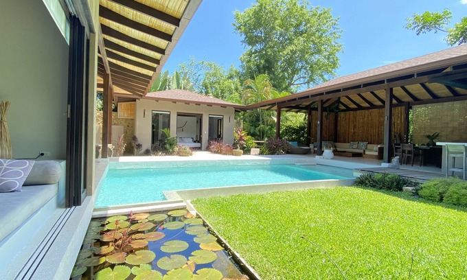 Playa Hermosa Cobano Villa | Experience Casas de Agua: Walk to Beach & Relax by Pool
