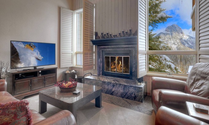 Purgatory Condo | Scenic Cascade Village: Two Decks, Heated Pool & Great Views