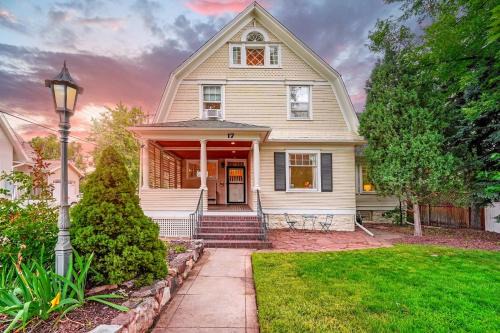 Old North End Villa | Cozy House with Detached Loft, Hot Tub & Fire Pit Retreat