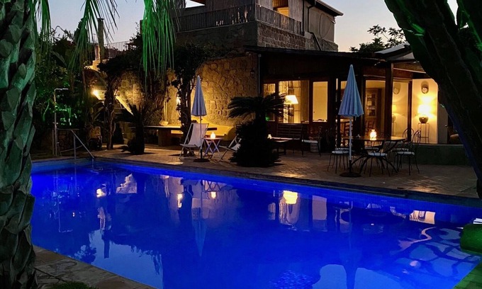Panza Apartment | Relax at Casetta Agave: Garden, Pool & Hot Tub Oasis