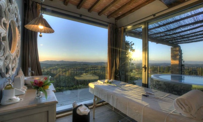 Montaione Apartment | Discover Castellare di Tonda Resort & Spa: Poolside Retreat