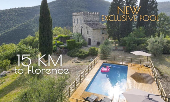 Molino del Piano Villa | Experience Castello di Casalta with Pool & Ocean Views
