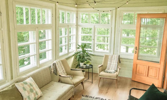 Cesis Apartment | Exceptional Castle Park Apartment with Sunset Veranda