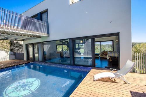 Costa Cunit Villa | Modern Hilltop Haven with Private Pool Near the Beach