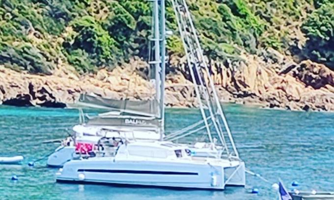 Corse-du-Sud Boat Rental | Experience Catamaran Bali: Private Cabin with Essentials