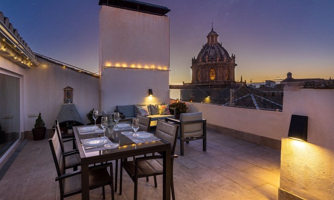 Central District Apartment | Cathedral Loft Penthouse with Terrace