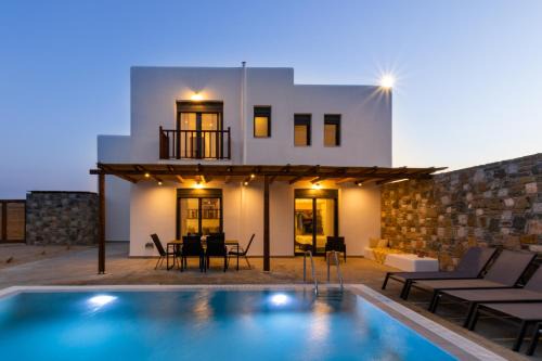 Afiartis Villa | Elegant Cato Agro 1: Seafront Villa with Private Pool