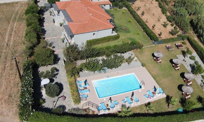 Moudros Apartment | Discover Caviro: 4-Star Oceanfront Hotel with Pool & Hot Tub