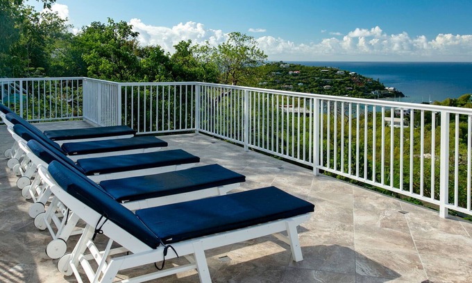 Estate Enighed Villa | Cay Syrah: Perfect Family home! Amazing views and sunsets!