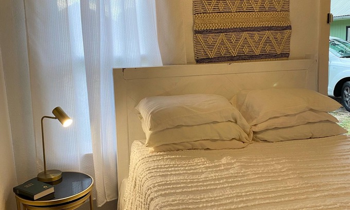 San Saba Cabin | Inviting Cedar Sage Suite at Wildflower Lodge with Kitchen