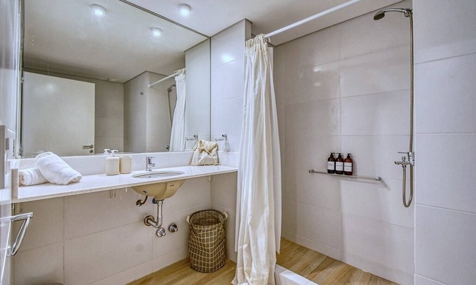 Constitucion Apartment | Relax in Ceibo's Pool View Apartment with Family-Friendly Amenities