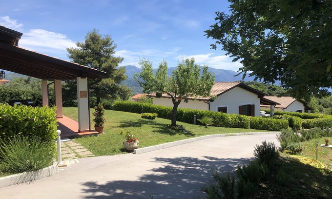 San Giovanni a Piro Villa | Relaxing Cenobio House: Ocean View Villa with Pool