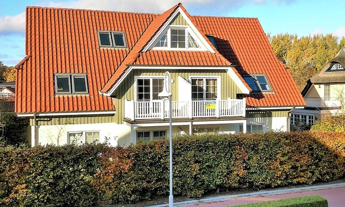 Ostseebad Prerow Apartment | Central Apartment for 4 with Balcony & Oceanfront Views