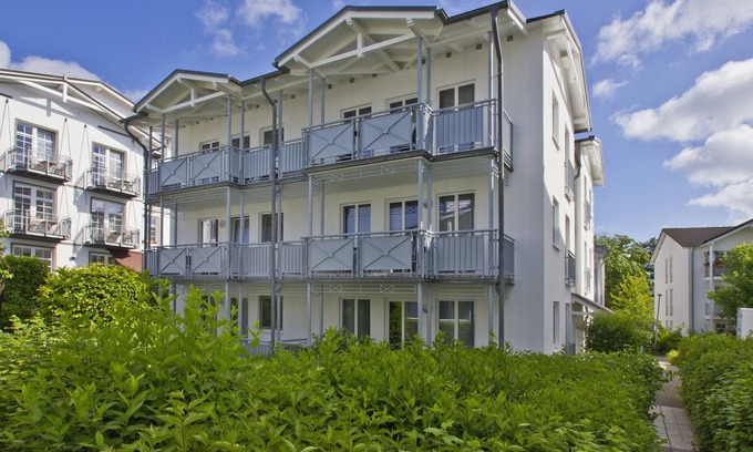 Gohren Apartment | Elegant Villa Buskam Apartment 22 with Pool & Balcony