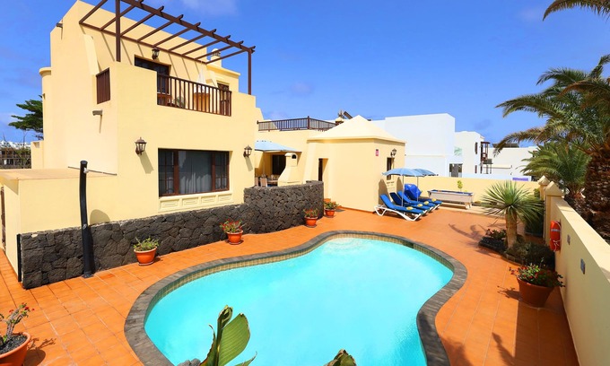 Costa Teguise Villa | Inviting Central Costa Teguise Retreat with Private Pool