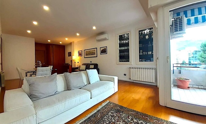 Vico Equense Apartment | Elegant Central Suite with Breakfast and Family Amenities