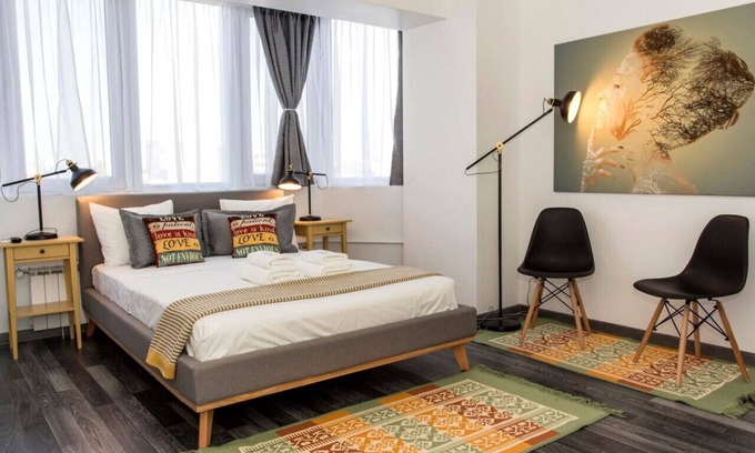 Bucharest Apartment | Cozy & Central Haven | Studio L by MRG with Family Amenities