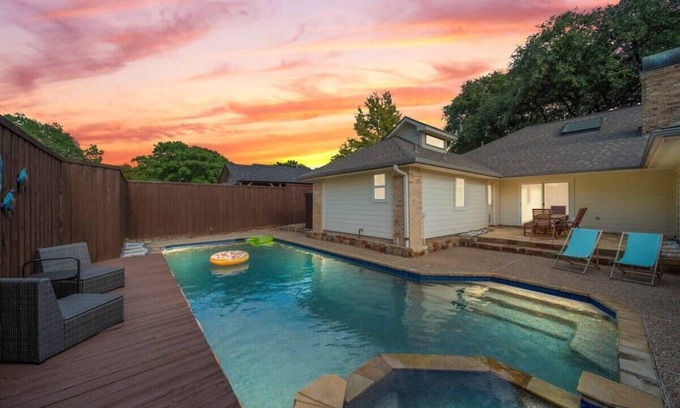 Plano House | Unwind in Comfort: Poolside Retreat in Plano, TX
