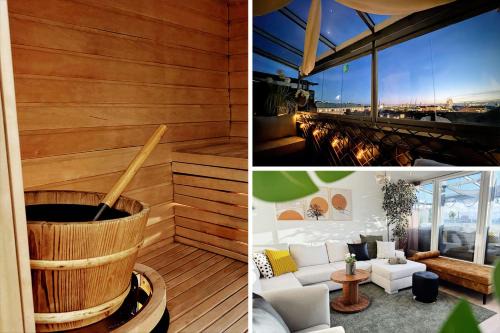 Kamppi Apartment | Central Skyroom - Sauna, Family-Friendly & City Skyline Views